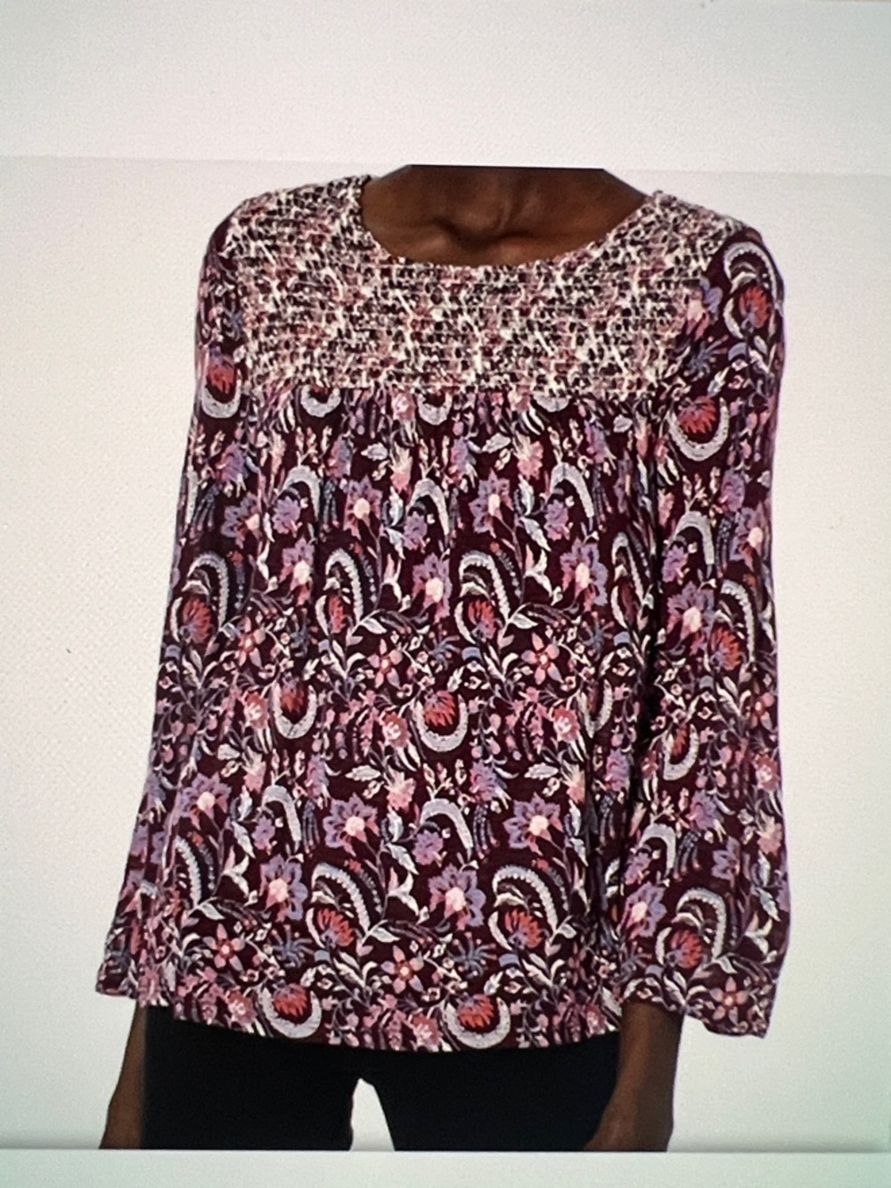 Lucky Brand Boho Blouse